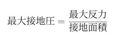 接地圧の物理法則